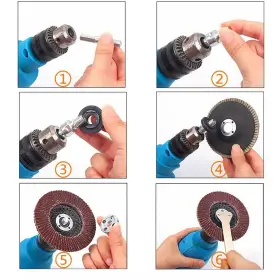 732661606122 HYSHINA Drill Angle Grinder Conversion Versatile #3 732661606122 HYSHINA Drill Angle Grinder Conversion Versatile #3