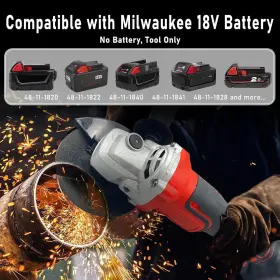 MWQ-JMJ115 IKEBORM Cordless Angle Grinder Milwaukee Battery MWQ-JMJ115 IKEBORM Cordless Angle Grinder Milwaukee Battery