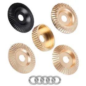 313093064034 JAKIRRAMY Angle Grinder Wood Carving Disc Set