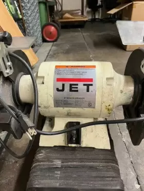 JBG-8A JET Stationary Workshop Table Top Bench Grinder JBG-8A JET Stationary Workshop Table Top Bench Grinder