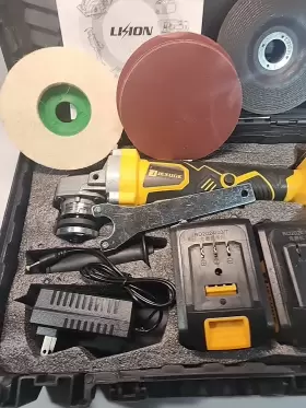 768553576211 JEXUGK Cordless Angle Grinder Batteries Kit #2 768553576211 JEXUGK Cordless Angle Grinder Batteries Kit #2
