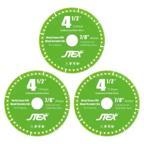 ID412-3PC JTEX Indestructible Disc Angle Grinder Arbor ID412-3PC JTEX Indestructible Disc Angle Grinder Arbor
