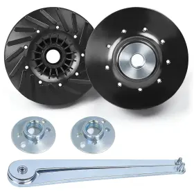 Kamrexi Jmjd001 2pcs Upgraded 4.5 Inch Angle Grinder Backing Pad 4-1/2 X 5/8 -11 Rubber Backin