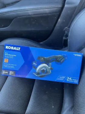1076083 KOBALT Brushless Cordless Material Saw Grinder Tool