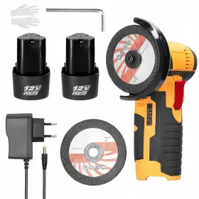 B0DHFR8DB8 KZU Cordless Electric Angle Grinder Handheld Mini