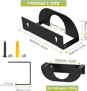 445047837807 LAOWU Angle Grinder Holder Tool Wall Mount #2