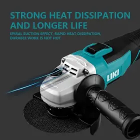 709345926319 LIKI Cordless Angle Grinder Polish #3