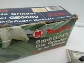GEO600 MAKITA Die Grinder Electric Rpm Box #2 GEO600 MAKITA Die Grinder Electric Rpm Box #2