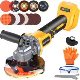 Marvik Forge B0f8zygtmn Brushless Angle Grinder Compatible Dewalt 20v Battery 3-speed
