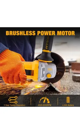 LY-A1620 MAXCULAR Cordless Angle Grinder Batteries Tool Rpm #2 LY-A1620 MAXCULAR Cordless Angle Grinder Batteries Tool Rpm #2