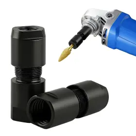 Melunira 22447793 2-pack Angle Grinder To Die Adapter 5/8 Inch -11 Thread 1/4 Black