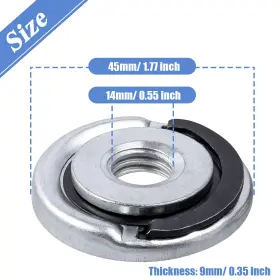 M14ME0584GY MESEE Release Clamping Nuts Angle Grinders Pack #3 M14ME0584GY MESEE Release Clamping Nuts Angle Grinders Pack #3
