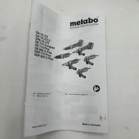 GE-950-G-PLUS METABO High Torque Die Grinder #3