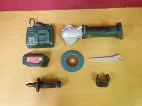 007430240286 METABO Cordless Flathead Grinder Kit #2