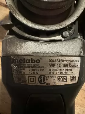 12-150 METABO Angle Grinder #2 12-150 METABO Angle Grinder #2