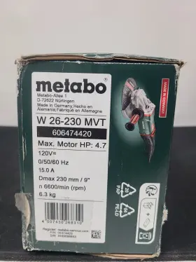 606474420 METABO Rpm Angle Grinder Amp #2