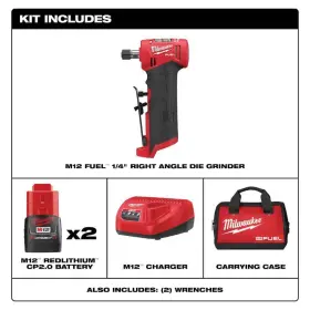 2485-22-2457-20 MILWAUKEE Cordless Right Angle Die Grinder #2