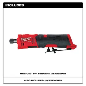 248680 MILWAUKEE Fuel Straight Die Grinder Recon Tool #2