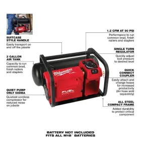2840-20-2485-20 MILWAUKEE Cordless Compressor Ion Right Angle #2