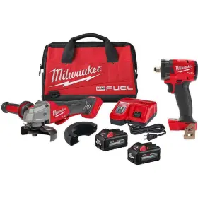 2882-22-2855-20 MILWAUKEE Angle Grinder Ion Impact Wrench