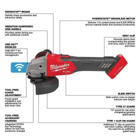 2883-20-2880-20 MILWAUKEE Angle Grinders Brushless Lithium #3