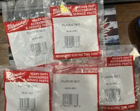 49-05-0051 MILWAUKEE Tool Flange Nut Set