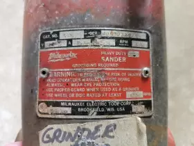 6095 MILWAUKEE Angle Grinder Sander #2 6095 MILWAUKEE Angle Grinder Sander #2
