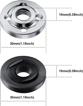 100MM MUDDER Angle Grinder Spanner Outer Flange Nuts #3