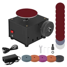 CLA-229 MXBAOHENG Mini Bench Grinder Polisher Benchtop Disc