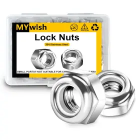 304-MZLJSJLM-BS-8 MYWISH Pack Lock Nuts