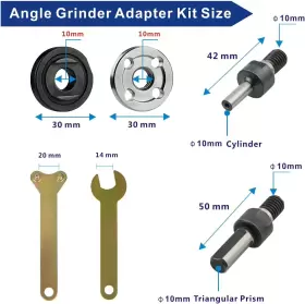 G-LG-021 N-C Electric Drill Grinder Wheel Disc Adapter #3
