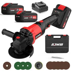 Nawin B0dtk3snf4 Cordless Angle Grinder 4-1/2 Inch Variable Speed