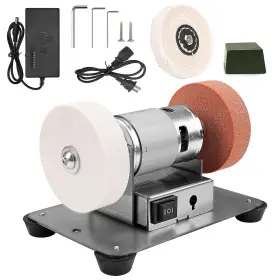 B0DZXCGMV4 NUODUNCO Mini Bench Grinder Wheels Electric Me