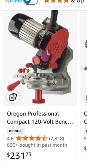 530-120H OREGON Pitch Chain Bench Grinder 530-120H OREGON Pitch Chain Bench Grinder