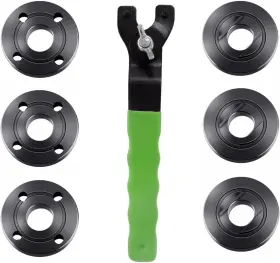 7PCS-YB OZMATIP Angle Grinder Flange Nut Spanner Wrench Rod