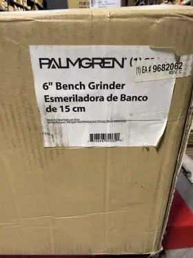 Palmgren 9682062 6 In Disc Bench Grinder Black Model Inch Mpn