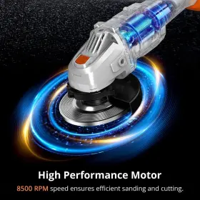 CAG12 PARRIOR Cordless Angle Grinder Battery Charger Grinding #2
