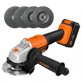 CAG12 PARRIOR Cordless Angle Grinder Battery Charger Grinding