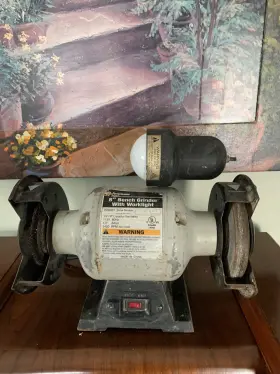 Performance Tool W50001 6 Inch 120 V Bench Grinder W Light