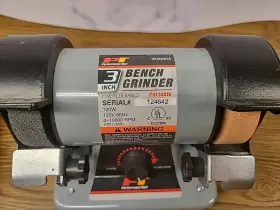 W50003 PERFORMANCE TOOL Mini Bench Grinder Polisher #2