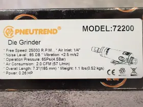 72200 PNEUTREND Die Grinder #2