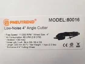 80016 PNEUTREND Noise Angle Cutter #2