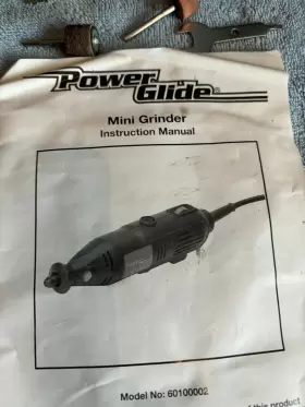 60100002 POWER GLIDE Mini Grinder Dremel Tool #2
