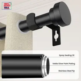 240079 POWERBUILT Curtain Rods Windows Sta #2 240079 POWERBUILT Curtain Rods Windows Sta #2