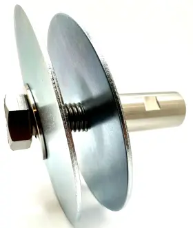Pro-graad 810195111128 Pro-graad Stainless Steel 5/8 Inch -11 Angle Grinder Buff Extender Kit Airway
