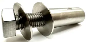 Pro-graad 810195112002 Pro-graad Stainless Steel 5/8 Inch -11 Angle Grinder Buff Extender Kit Airway