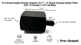 850059136423 PRO-GRAAD Angle Grinder Adapter Female Male #2 850059136423 PRO-GRAAD Angle Grinder Adapter Female Male #2