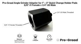 850059136423 PRO-GRAAD Angle Grinder Adapter Female Male #3 850059136423 PRO-GRAAD Angle Grinder Adapter Female Male #3