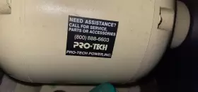 8103 PRO-TECH Bench Grinder Lamp Dual Precision #3