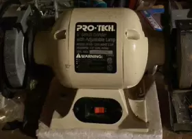 8103 PRO-TECH Bench Grinder Lamp Dual Precision
